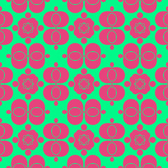 Beauty floral vintage pattern