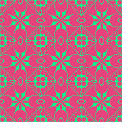 Beauty floral vintage pattern