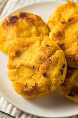 Homemade Corn Meal Arepas