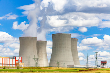 Nuclear power plant Temelin in Czech Republic Europe
