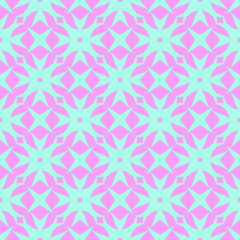Blue and pink pastel happy fabric pattern