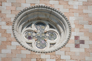 Palace of Doges,Venetia, Italia,march, 2019,old window