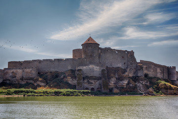 Fototapeta na wymiar Akkerman (Bilhorod-Dnistrovskyi) fortress in Ukraine. Medieval castle