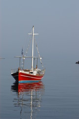 Fototapeta na wymiar Fishing Boat Greek Isles