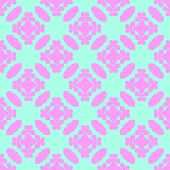 Pink and blue simple pattern