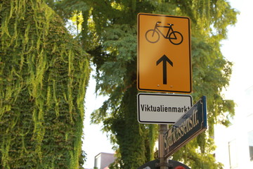 bicycle german sign