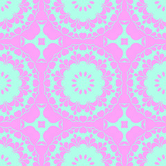 Fototapeta na wymiar Pink and blue simple pattern