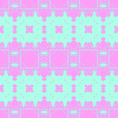 Pink and blue pattern with beautiful form