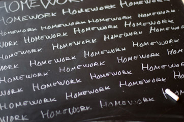 Chalk board black