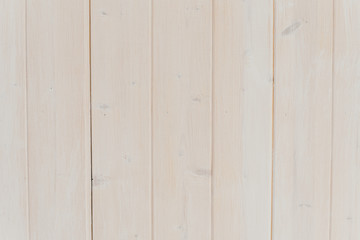 Fototapeta premium horizontal photo of vertical wooden boards. light beige wooden background. wooden texture.
