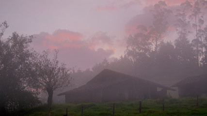 Atardecer Cochan San Miguel de Pallaquez Cajamarca Per&uacute;