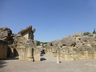 Fototapeta na wymiar Roman ruins of Santiponce. Italica. Sevilla. Andalusia,Spain