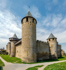 Fototapeta na wymiar Carcassonne, France, UNESCO. Castle