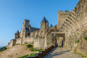 Fototapeta na wymiar Carcassonne castle, France
