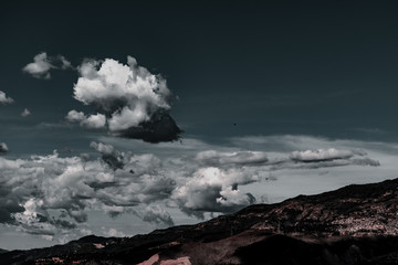 firmamento nublado en medellin