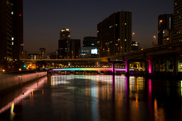 Obraz premium 黄昏の水晶橋