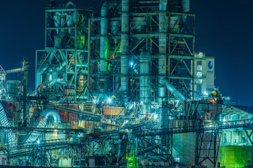 工場夜景