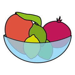 tropical fruits design