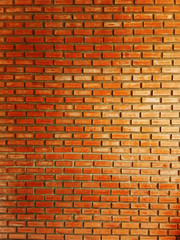 Old red brick wall for graphic design or wallpaper