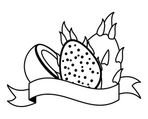 tropical fruits design