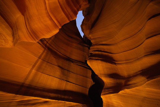 Upper Antelope Canyon At Night