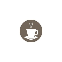 Coffee vector icon illustration design