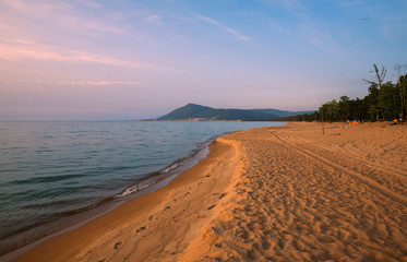 The eastern coast of Lake Baikal