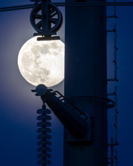 Full moon occurring as "blue moon" in May 2019