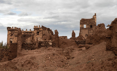 Ruins of a kasbah in Morocco