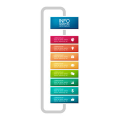 Vector iInfographic template for business, presentations, web design.