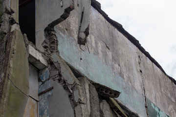 2008 Sichuan Earthquake Memorial Site. Buildings after the big earthquake in Wenchuan, Sichuan,...
