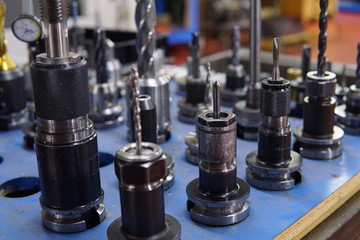 detail of a control panel