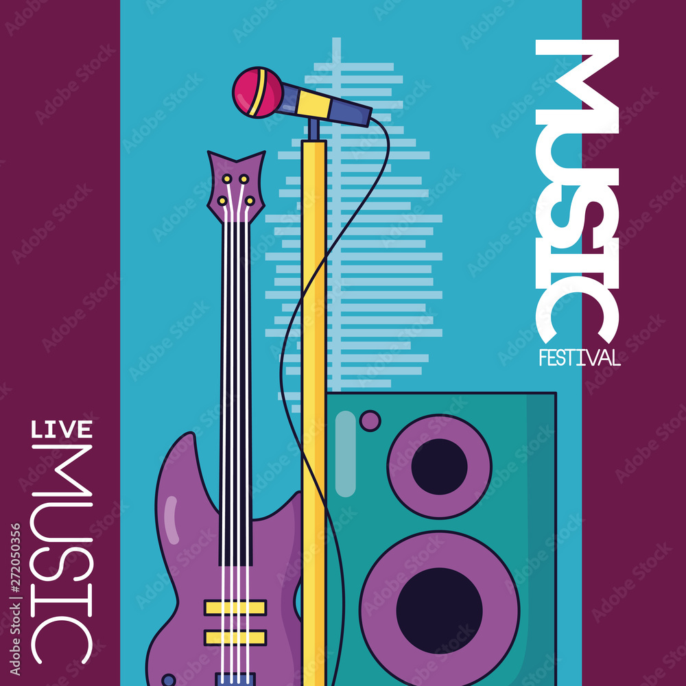 Canvas Prints festival music poster