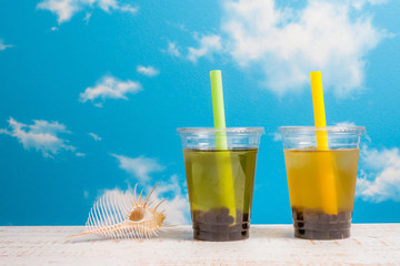 タピオカミルクティー Tapioca bubble milk tea
