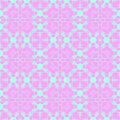 Pastel beauty pattern with floral elements