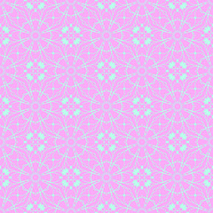 Pastel beauty pattern with floral elements