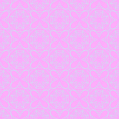 Pastel beauty pattern with floral elements