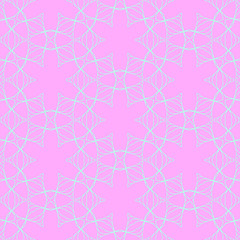 Pastel beauty pattern with floral elements