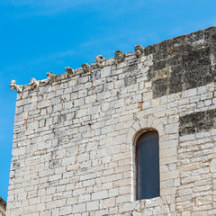 City of Trani and its sea. Puglia. Italy