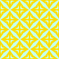 Beauty yellow geometric pattern