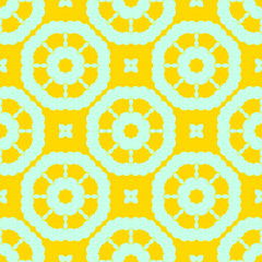 Beauty yellow geometric pattern