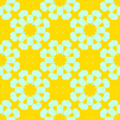 Beauty yellow geometric pattern