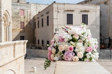 Trani, Flowers of love. Puglia. Italy