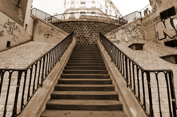 Paris - Escaliers Rue de Crimée