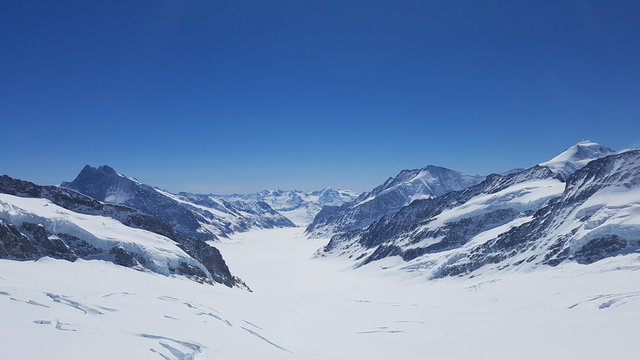 Snow Mountain over the Clouds