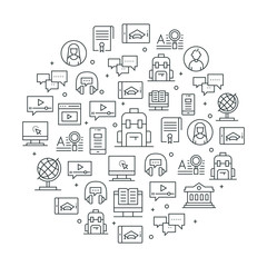 ONLINE EDUCATION BANNER CONCEPT