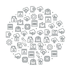 CLOUD COMPUTING BANNER CONCEPT