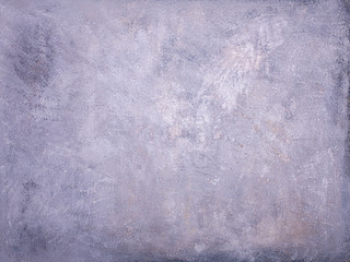 raw plaster structure colored with acrylic colors. Abstract surface, predominantly gray