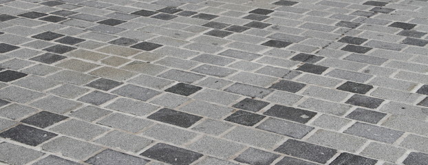 neu gepflasterter Platz