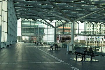 Den Haag, Netherlands, , empty railway station
